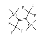 2.3-Bis-trimethylstannyl-hexafluor-2-buten结构式