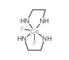 Cobalt(1+),bis(1,2-ethanediamine-N,N')difluoro-, iodide, (OC-6-22)- (9CI) Structure