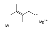 magnesium,2,3-dimethylpent-2-ene,bromide Structure