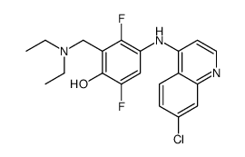 2',6'-difluoroamodiaquine结构式