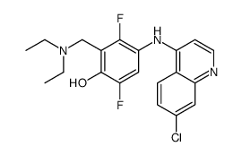 2',6'-difluoroamodiaquine structure