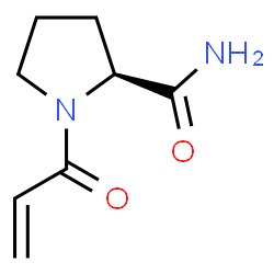 2-Pyrrolidinecarboxamide,1-(1-oxo-2-propenyl)-,(S)-(9CI) Structure