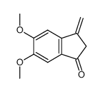 5,6-dimethoxy-3-methylene-2,3-dihydro-1H-inden-1-one结构式