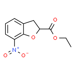 Ethyl 7-nitro-2,3-dihydrobenzofuran-2-carboxylate Structure