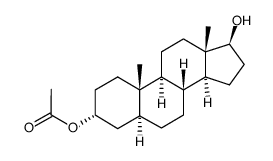 5alpha-Androstan-3alpha,17beta-diol 3-acetate Structure