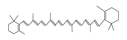 β-carotene结构式