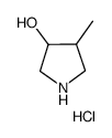 4-Methylpyrrolidin-3-Ol Hcl Structure