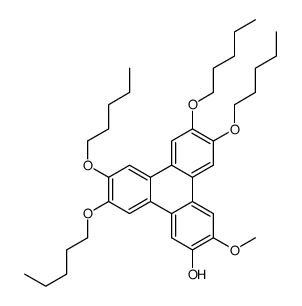 3-methoxy-6,7,10,11-tetrapentoxytriphenylen-2-ol结构式