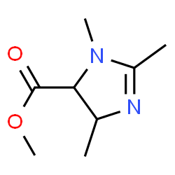 1H-Imidazole-5-carboxylicacid,4,5-dihydro-1,2,4-trimethyl-,methylester(9CI) structure