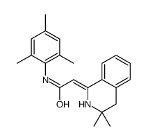 2-(3,4-Dihydro-3,3-dimethyl-1(2H)-isoquinolinylidene)-N-(2,4,6-trimeth ylphenyl)acetamide Structure