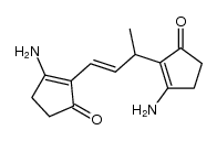 trans-1,3-Bis-[1-aminocyclopent-1-en-3-onyl-(2)]-but-1-en Structure