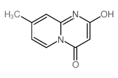 4H-Pyrido[1,2-a]pyrimidin-4-one,2-hydroxy-8-methyl- Structure