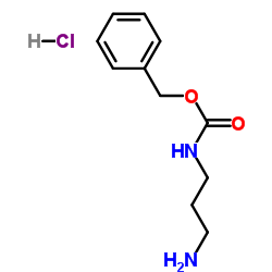 N1-Benzyloxycarbonyl-1,3-diaminopropane hydrochloride structure