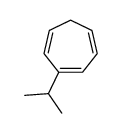 3-propan-2-ylcyclohepta-1,3,5-triene结构式