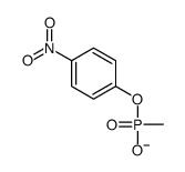 甲基膦酸单(4-硝基苯基)酯结构式