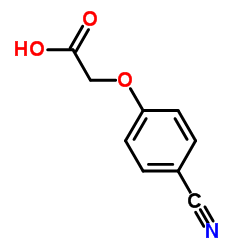 (4-Cyanophenoxy)acetic acid structure