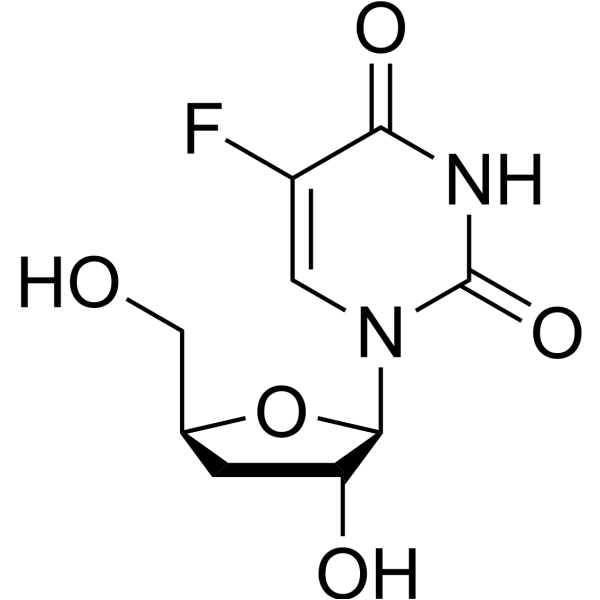 3’-Deoxy-5-fluorouridine结构式