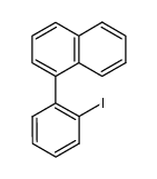 1-(2-iodophenyl)naphthalene结构式