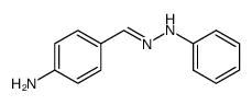 4-Aminobenzaldehyde phenyl hydrazone结构式