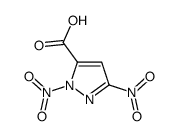 1H-Pyrazole-5-carboxylicacid,1,3-dinitro-(9CI)结构式