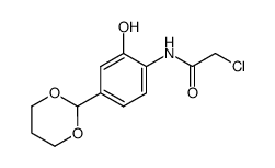 N-(4-(1,3-dioxan-2-yl)-2-hydroxyphenyl)-2-chloroacetamide Structure