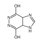 3a,5,6,7a-tetrahydro-1H-imidazo[4,5-d]pyridazine-4,7-dione结构式