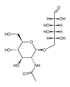 6-O-(2-ACETAMIDO-2-DEOXY-B-D-GLUCO-PYRAN OSYL)-D- Structure