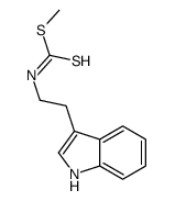 methyl N-[2-(1H-indol-3-yl)ethyl]carbamodithioate结构式