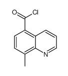 5-Quinolinecarbonyl chloride, 8-methyl- (9CI) Structure