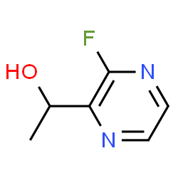 Pyrazinemethanol, 3-fluoro-alpha-methyl- (9CI) structure