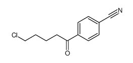 5-CHLORO-1-(4-CYANOPHENYL)-1-OXOPENTANE结构式