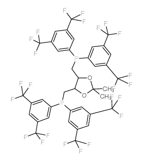 (+)-o-isopropylidene-2,3-dihydroxy-1,4-bis[bis(3,5-difluoromethylphenyl)phosphino]butane picture