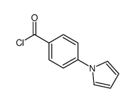 Benzoyl chloride, 4-(1H-pyrrol-1-yl)- (9CI)结构式