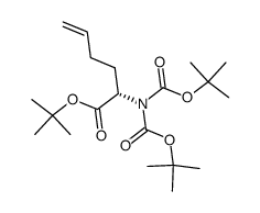 (S)-(-)-1-tert-butyl-2--5-hexenoate Structure