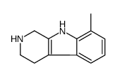 8-methyl-2,3,4,9-tetrahydro-1H-pyrido[3,4-b]indole结构式