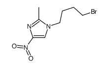 1-(4-bromobutyl)-2-methyl-4-nitroimidazole Structure