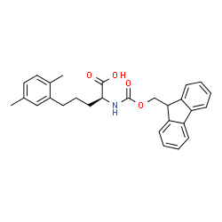 Fmoc-2-amino-5-phenyl(2,5-Dimethyl)-L-pentanoic acid structure