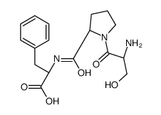 (2S)-2-[[(2S)-1-[(2S)-2-amino-3-hydroxypropanoyl]pyrrolidine-2-carbonyl]amino]-3-phenylpropanoic acid Structure