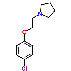 1-[2-(4-Chlorophenoxy)ethyl]pyrrolidine Structure