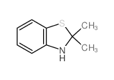 Benzothiazole,2,3-dihydro-2,2-dimethyl- structure