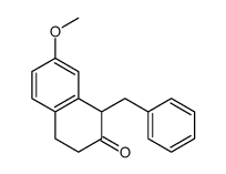 1-benzyl-7-methoxy-3,4-dihydro-1H-naphthalen-2-one Structure