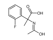 2-acetamido-2-(2-fluorophenyl)propanoic acid Structure