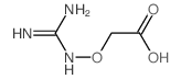 Acetic acid,2-[[(aminoiminomethyl)amino]oxy]-结构式