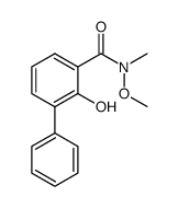 2-Hydroxy-N-Methoxy-N-Methyl-[1,1-Biphenyl]-3-Carboxamide Structure