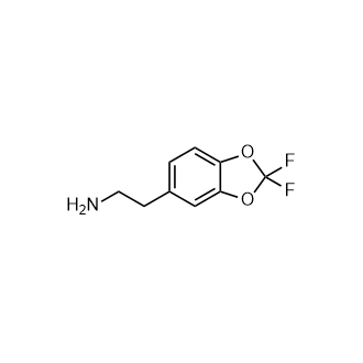 2-(2,2-Difluorobenzo[d][1,3]dioxol-5-yl)ethan-1-amine Structure