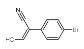 2-(4-Bromophenyl)-3-hydroxyacrylonitrile structure