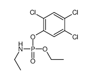 N-[ethoxy-(2,4,5-trichlorophenoxy)phosphoryl]ethanamine Structure