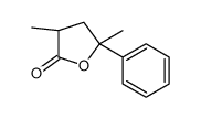 (3S,5R)-3,5-dimethyl-5-phenyloxolan-2-one Structure