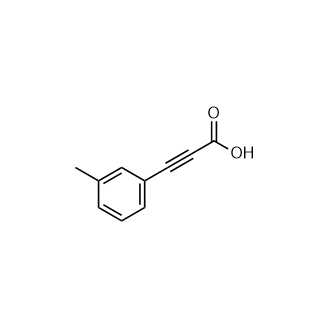 3-(3-甲基苯基)丙-2-炔酸结构式