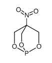 4-nitro-2,6,7-trioxa-1-phosphabicyclo[2.2.2]octane结构式